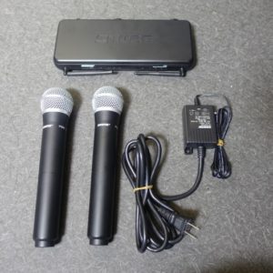 SHURE シュアー PG58×2本/SVX88 ワイヤレスマイクセット マイクレシーバー