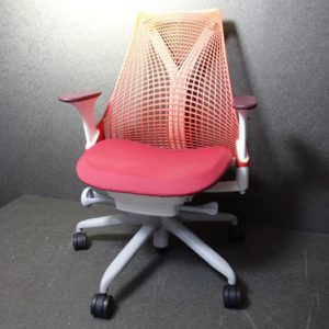 HermanMiller ハーマンミラー SAYL CHAIR セイルチェア AS1YA23HA-1438 レッド 赤 ワークチェア イヴ・べアール 書斎チェア 椅子