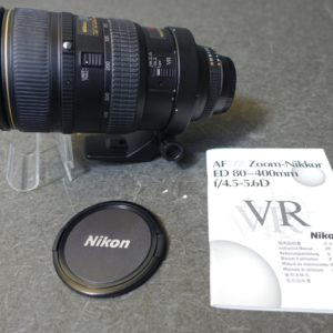 Nikon ニコン AF VR-NIKKOR 80-400mm 1:4.5-5.6D ED φ77 カメラ レンズ 望遠 一眼