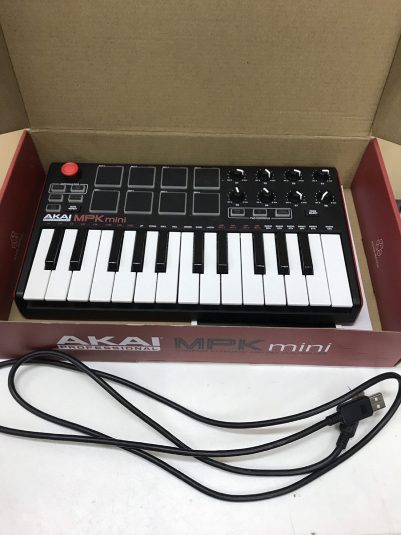 新座市東北からお持ち込み買取　AKAI MPKmini MIDIキーボード