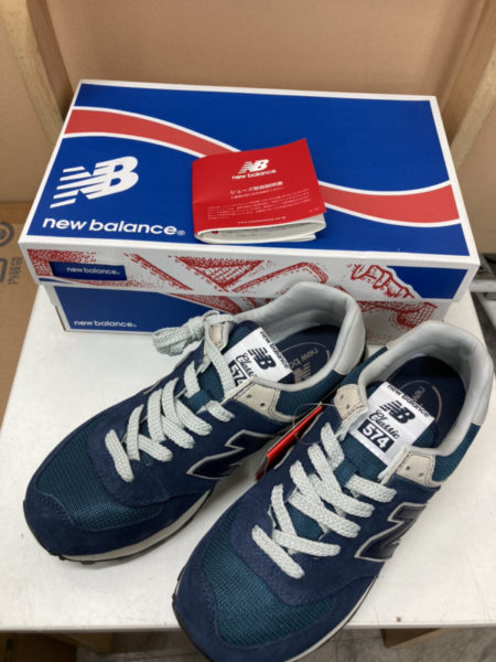 New Balance　スニーカー　ML574　25㎝　ネイビー　靴　雑貨